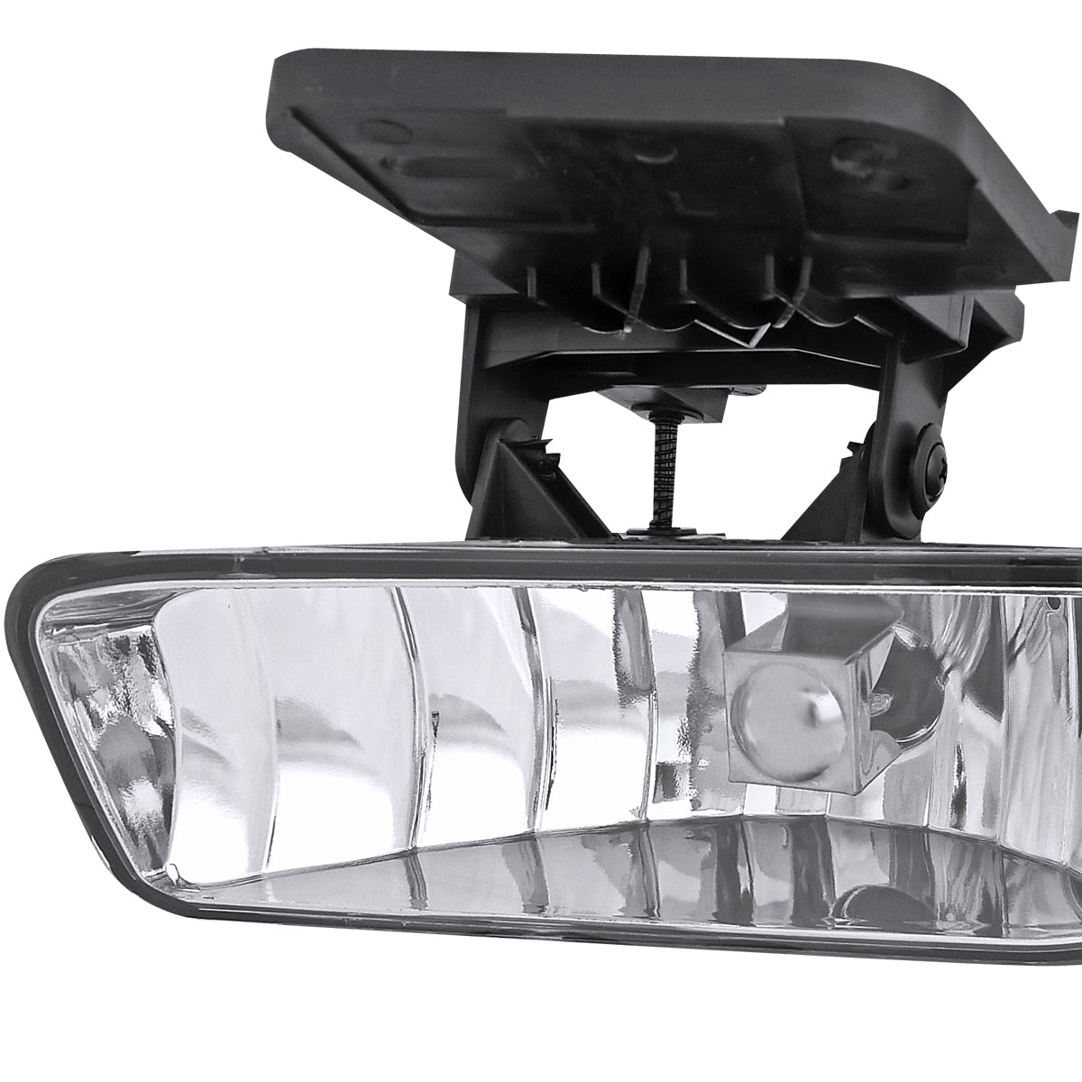 1999-2006 GMC Sierra/Yukon/Yukon XL 12V/27W 881 Fog Lights w/ Mounting Brackets (Chrome Housing/Clear Lens)