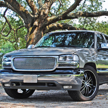 1999-2006 GMC Sierra/Yukon/Yukon XL 12V/27W 881 Fog Lights w/ Mounting Brackets (Chrome Housing/Clear Lens)