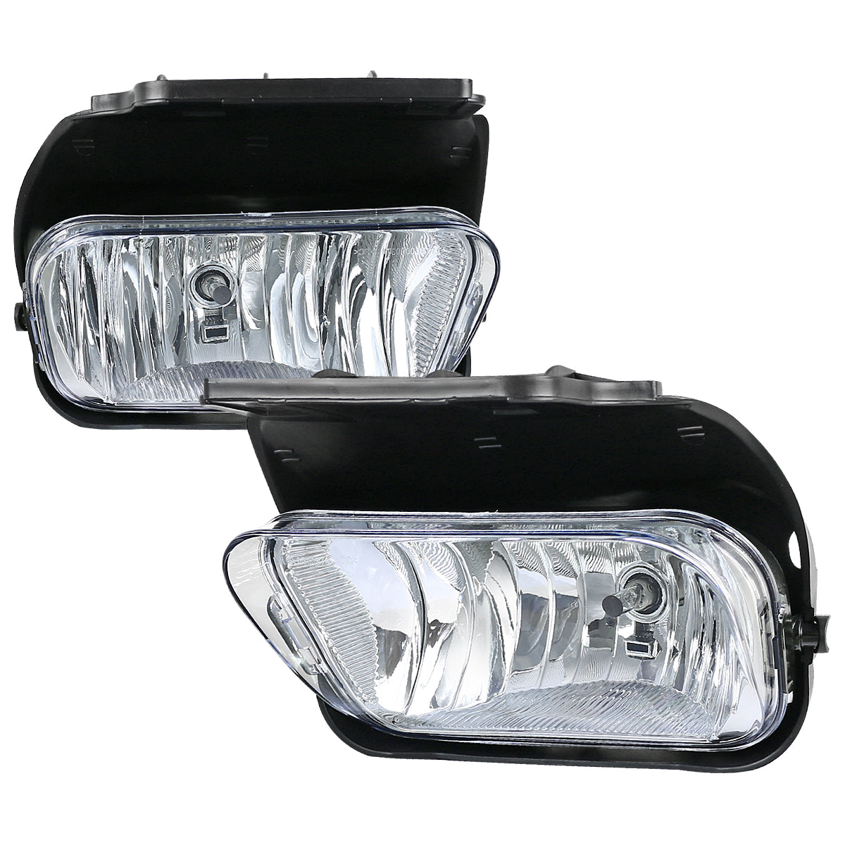 2002-2007 Chevrolet Silverado/Avalanche H10 Fog Lights (Chrome Housing/Clear Lens)