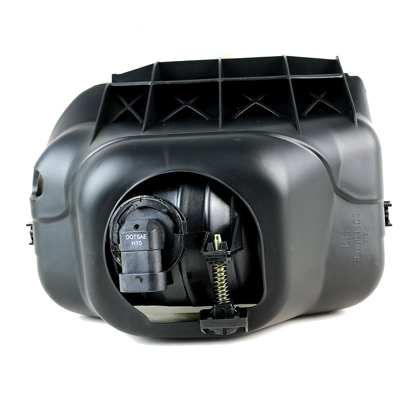 2002-2007 Chevrolet Silverado/Avalanche H10 Fog Lights Wiring Kit (Chrome Housing/Smoked Lens)