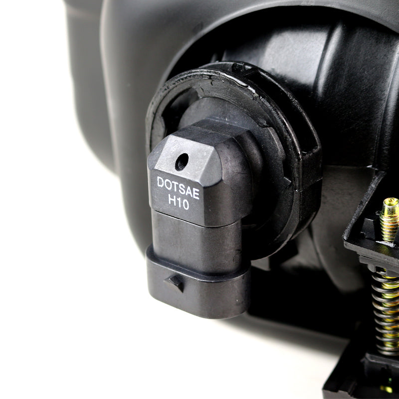 2002-2007 Chevrolet Silverado/Avalanche H10 Fog Lights Wiring Kit (Chrome Housing/Smoked Lens)