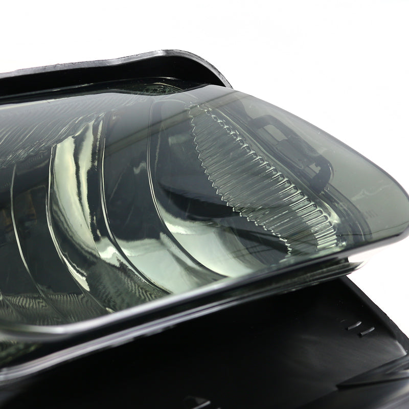 2002-2007 Chevrolet Silverado/Avalanche H10 Fog Lights Wiring Kit (Chrome Housing/Smoked Lens)