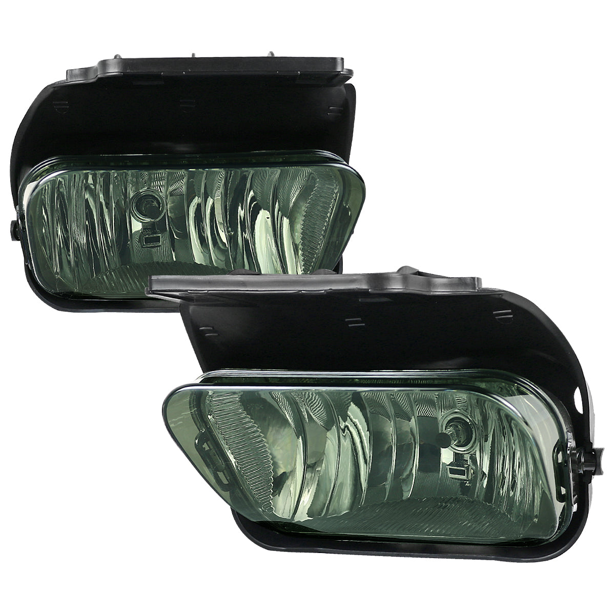 2002-2007 Chevrolet Silverado/Avalanche H10 Fog Lights (Chrome Housing/Smoked Lens)