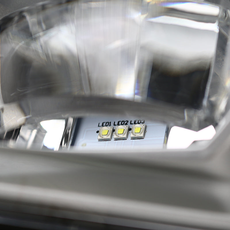 2007-2014 Chevrolet Avalanche/Silverado/Suburban/Tahoe LED Projector Fog Lights (Chrome Housing/Clear Lens)