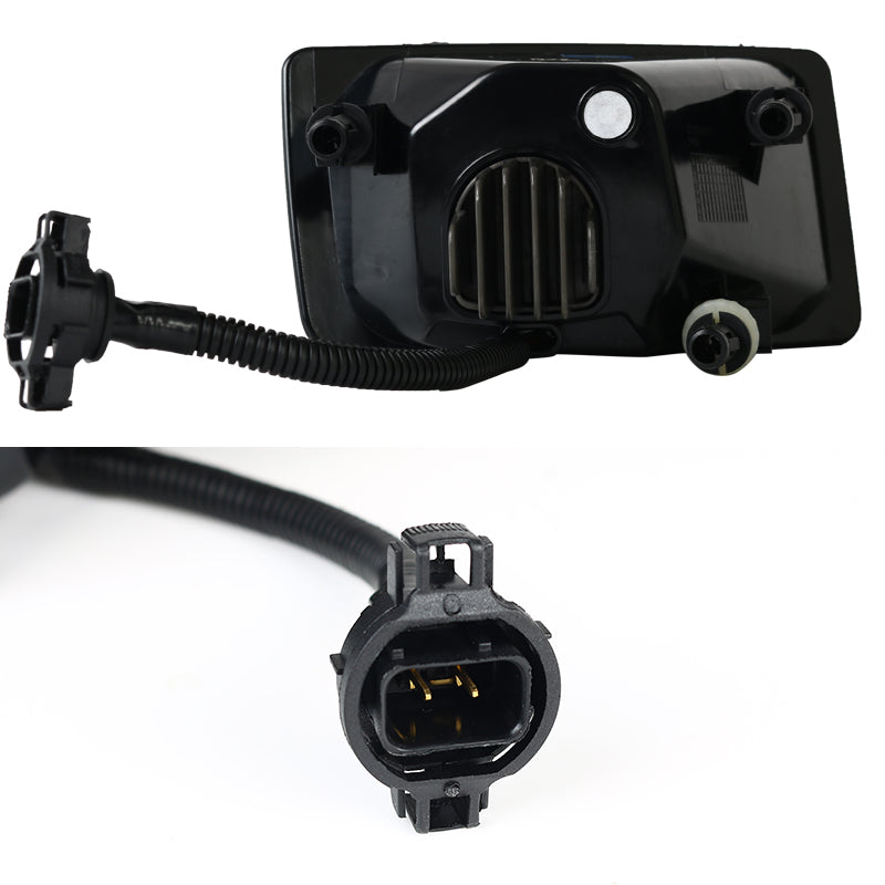 2007-2014 Chevrolet Avalanche/Silverado/Suburban/Tahoe LED Projector Fog Lights (Chrome Housing/Clear Lens)