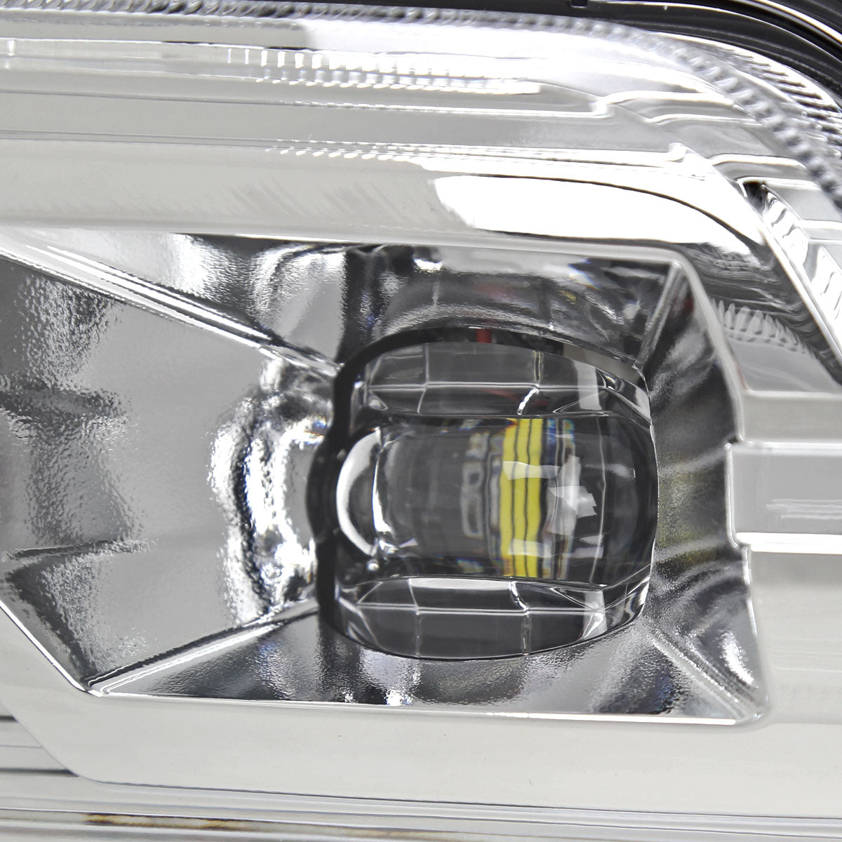 2019-2022 Chevrolet Silverado 1500 LED Fog Lights Kit (Chrome Housing/Clear Lens)