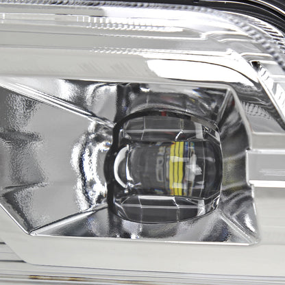 2019-2022 Chevrolet Silverado 1500 LED Fog Lights Kit (Chrome Housing/Clear Lens)