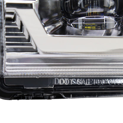 2019-2022 Chevrolet Silverado 1500 LED Fog Lights Kit (Chrome Housing/Clear Lens)