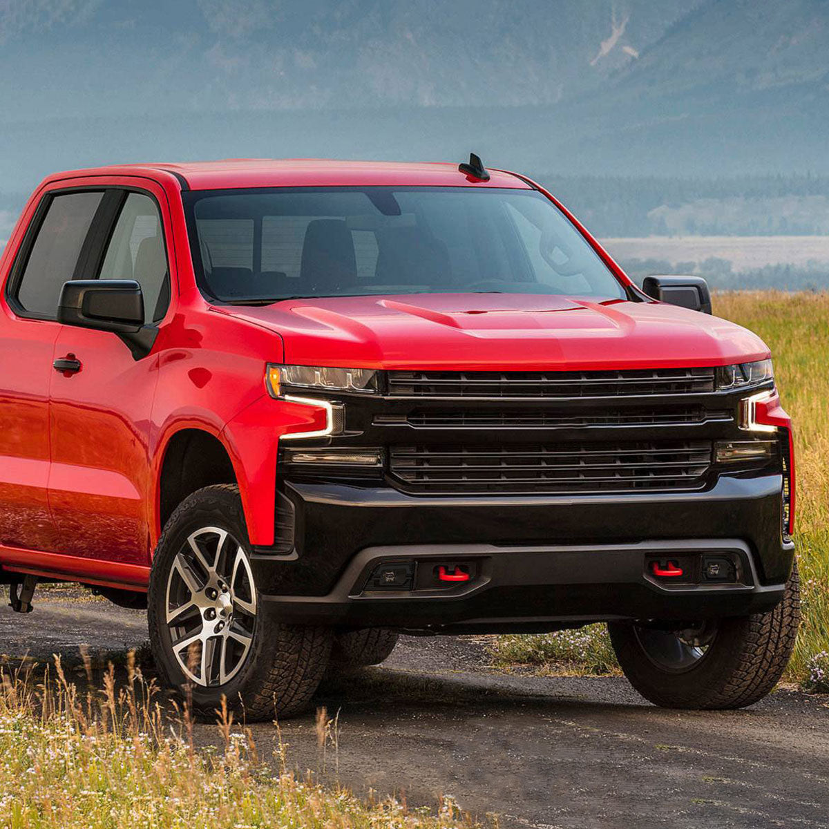 2019-2022 Chevrolet Silverado 1500 LED Fog Lights Kit (Chrome Housing/Smoked Lens)