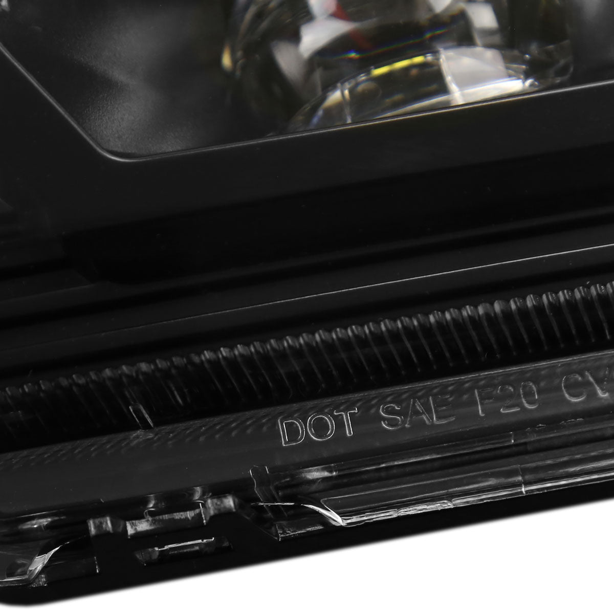 2019-2022 Chevrolet Silverado 1500/2020-2022 Silverado 2500HD/3500HD LED Fog Lights Kit (Matte Black Housing/Clear Lens)