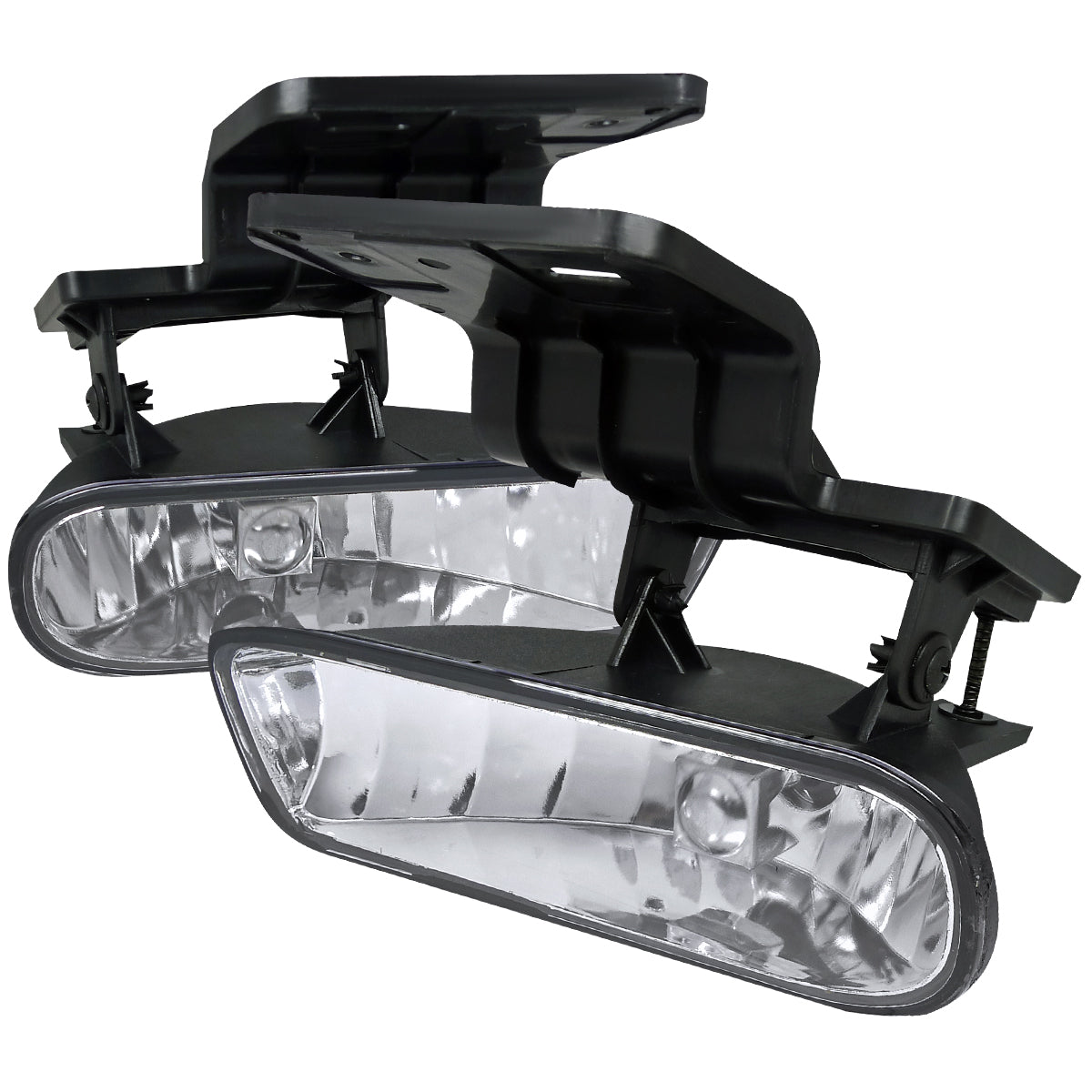 1999-2006 Chevrolet Silverado/Suburban/Tahoe 881 Fog Lights w/ Mounting Brackets (Chrome Housing/Clear Lens)