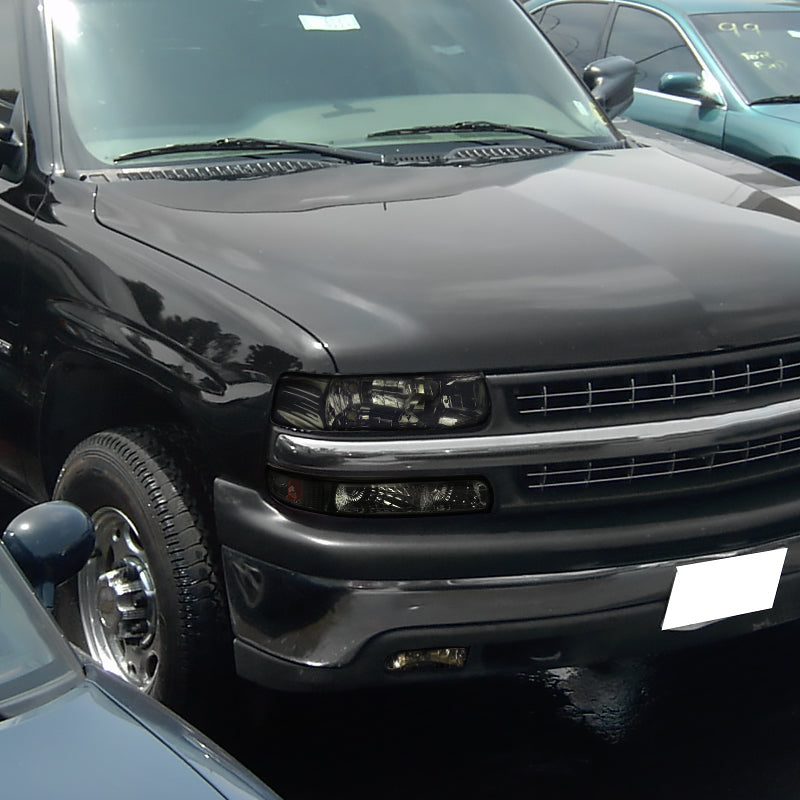 1999-2006 Chevrolet Silverado/Suburban/Tahoe 881 Fog Lights w/ Mounting Brackets (Chrome Housing/Smoked Lens)