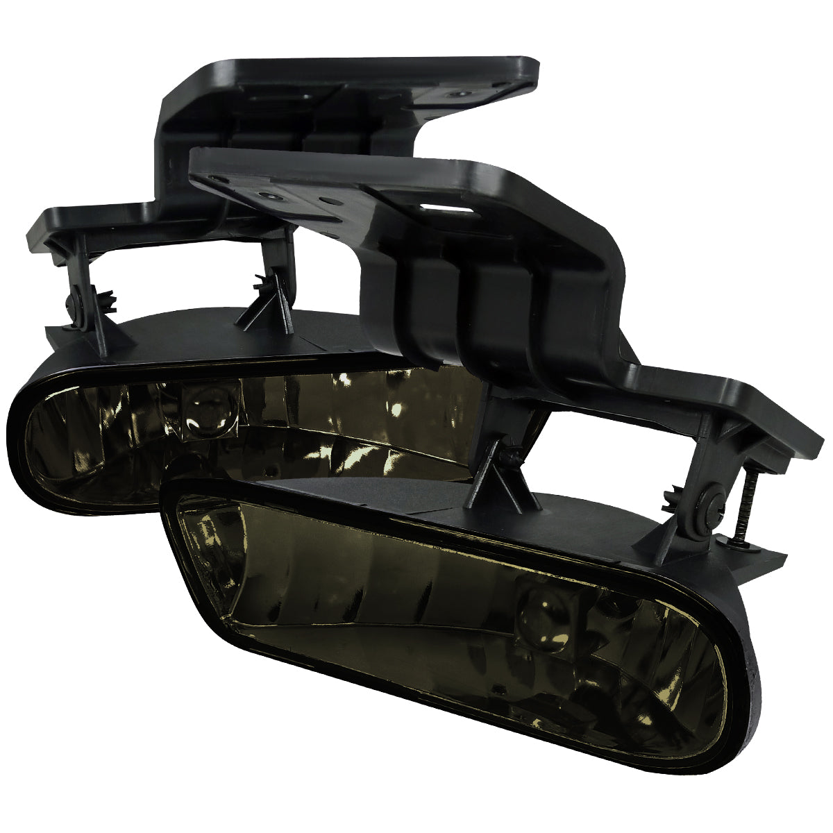 1999-2006 Chevrolet Silverado/Suburban/Tahoe 881 Fog Lights w/ Mounting Brackets (Chrome Housing/Smoked Lens)