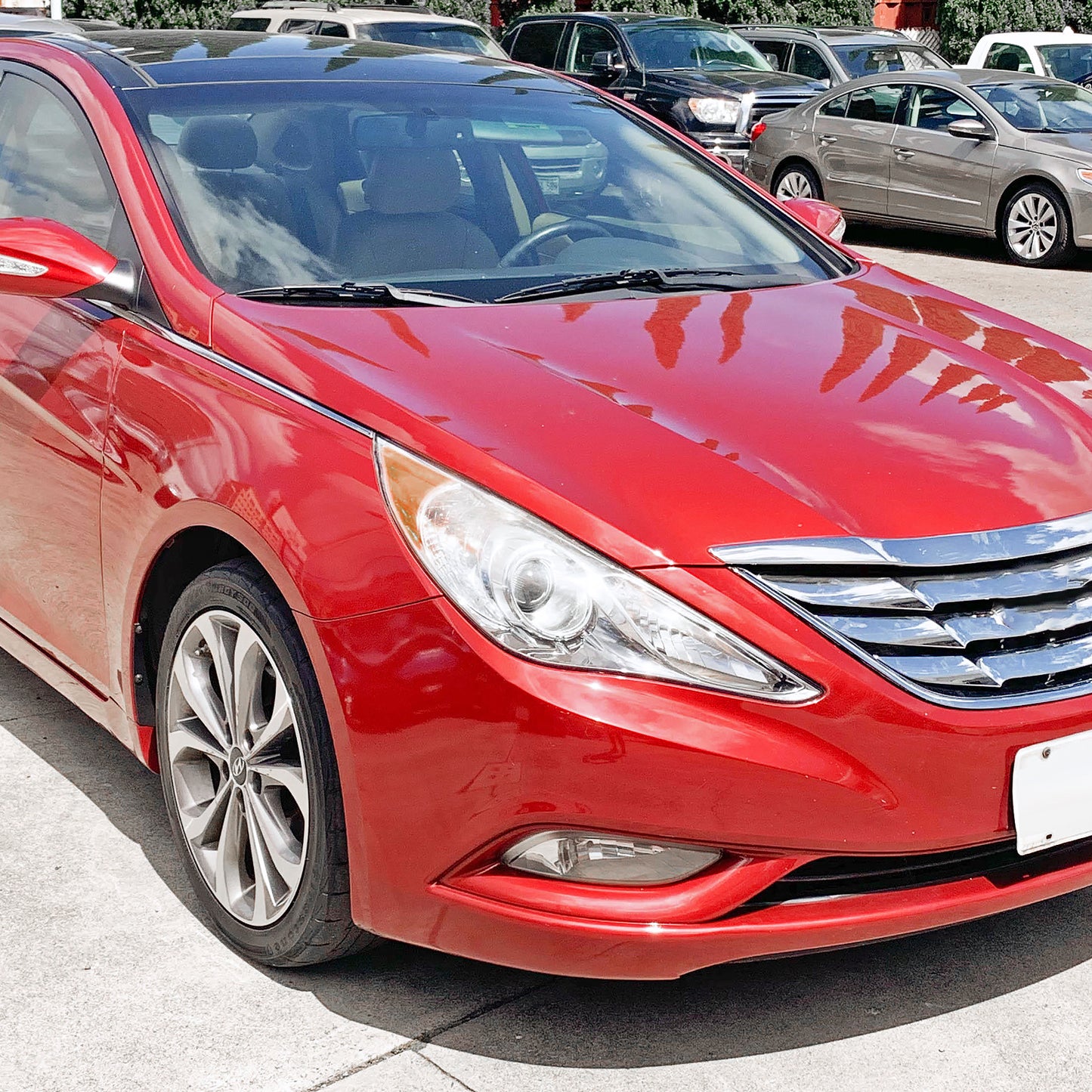 2011-2013 Hyundai Sonata 12V/27W 881 Fog Lights Kit (Chrome Housing/Clear Lens)