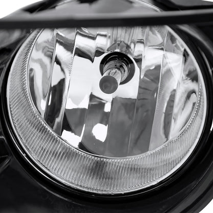 2008-2017 Toyota Sequoia H10 Fog Lights w/ Switch & Wiring Harness (Chrome Housing/Clear Lens)