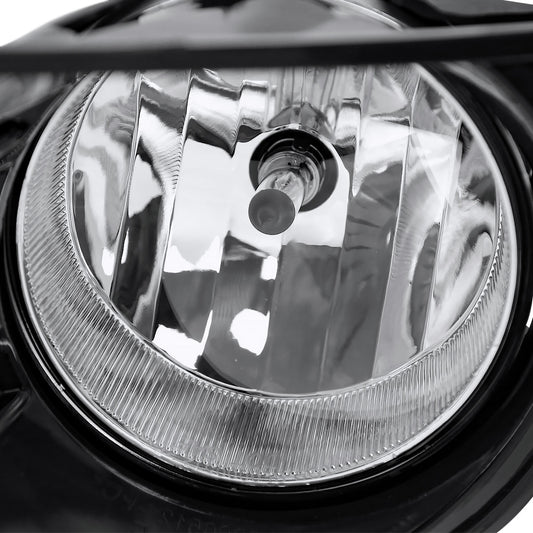 2008-2017 Toyota Sequoia H10 Fog Lights w/ Switch & Wiring Harness (Chrome Housing/Clear Lens)