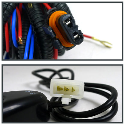 2004-2016 Toyota Sequoia/Tundra/Tacoma/Solara H10 Fog Lights Kit (Chrome Housing/Clear Lens)