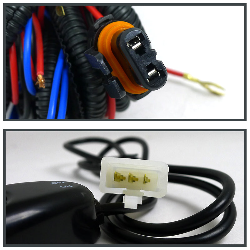 2004-2016 Toyota Sequoia/Tundra/Tacoma/Solara H10 Fog Lights Kit (Chrome Housing/Smoked Lens)