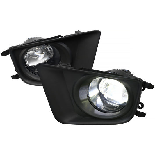2012-2015 Toyota Tacoma SMD LED Projector Fog Lights Kit (Chrome Housing/Clear Lens0