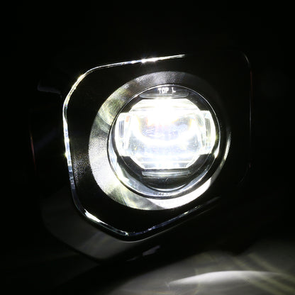 2016-2022 Toyota Tacoma SMD LED Projector Fog Lights Kit (Chrome Housing/Clear Lens)
