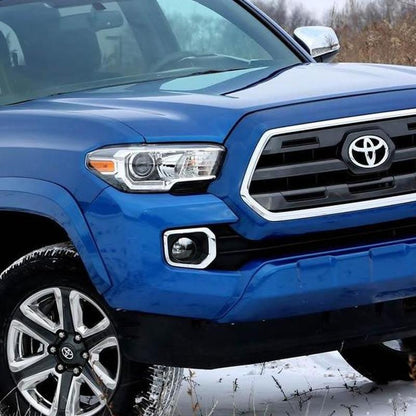 2016-2022 Toyota Tacoma SMD LED Projector Fog Lights Kit (Chrome Housing/Clear Lens)