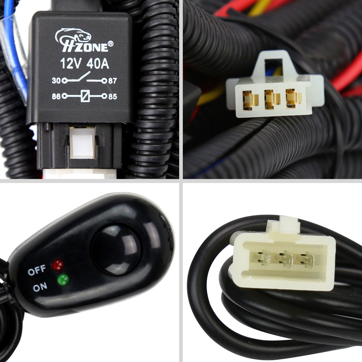 2015-2020 Chevrolet Tahoe/Suburban H8 Fog Lights Kit (Chrome Housing/Clear Lens)