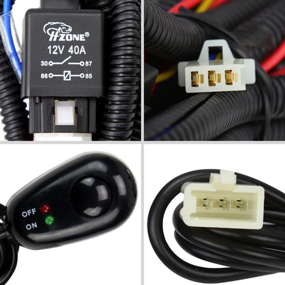 2015-2020 Chevrolet Tahoe/Suburban H8 Fog Lights Kit (Chrome Housing/Clear Lens)