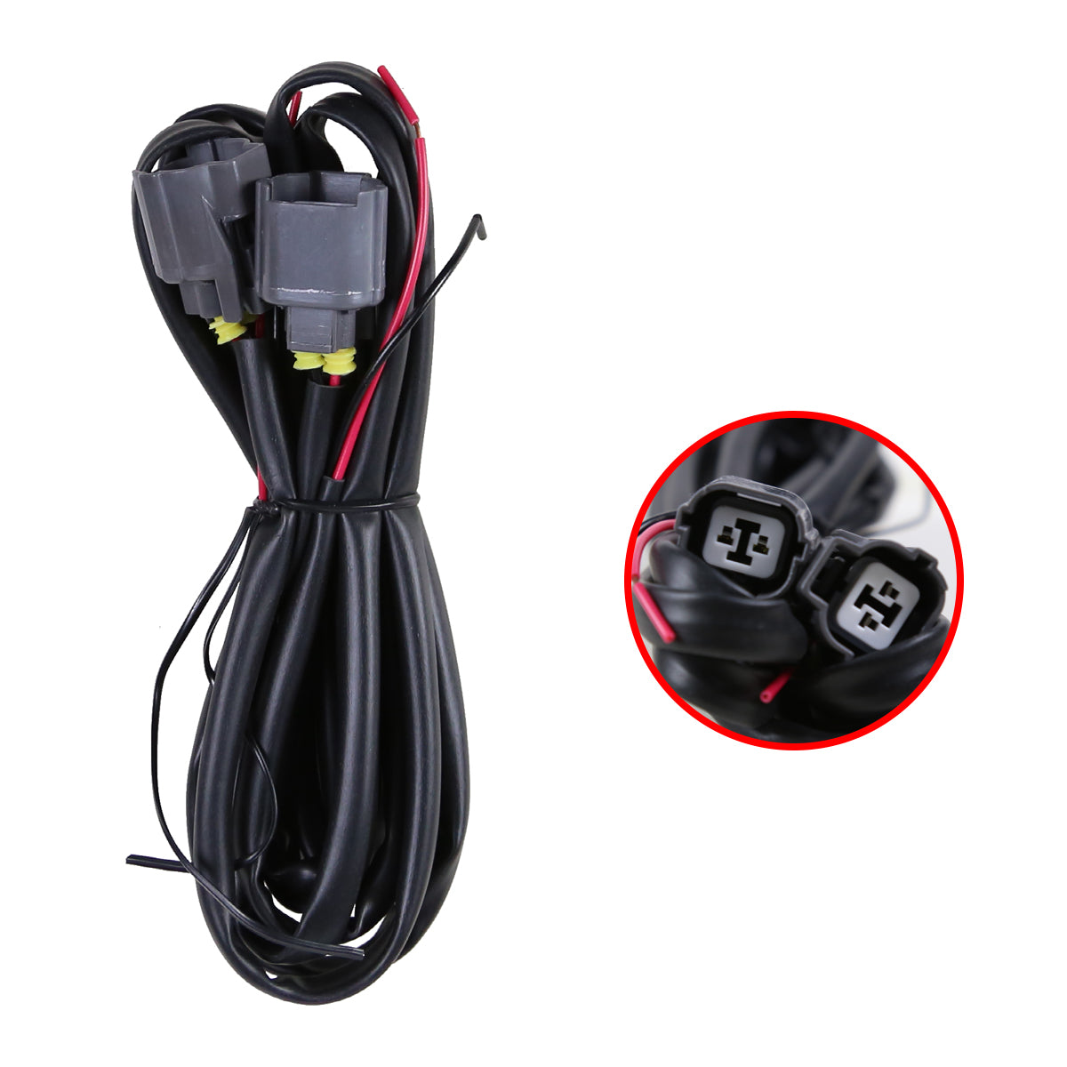 2006-2015 Toyota Lexus SMD LED Projector Fog Lights Kit (Chrome Housing/Clear Lens)