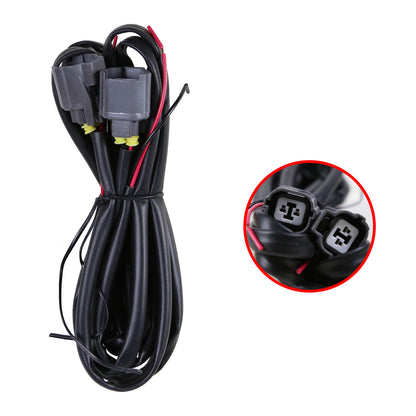 2006-2015 Toyota Lexus SMD LED Projector Fog Lights Kit (Chrome Housing/Clear Lens)