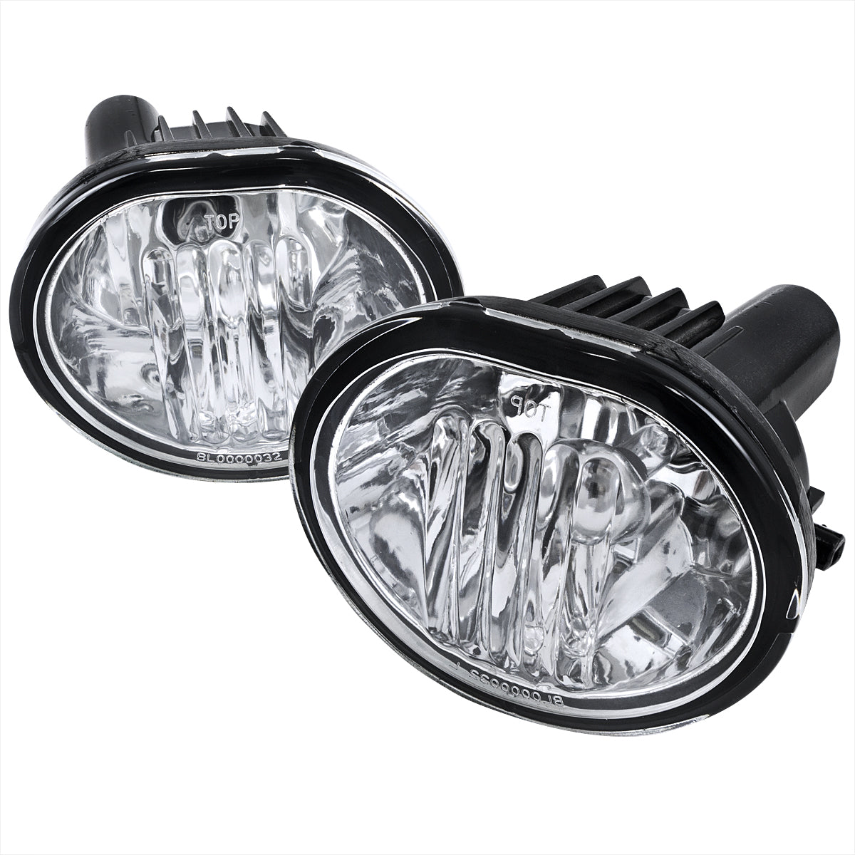 2003-2008 Toyota Matrix Pontiac Vibe 12V/55W 9006 Fog Lights (Chrome Housing/Clear Lens)