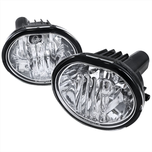 2003-2008 Toyota Matrix Pontiac Vibe 12V/55W 9006 Fog Lights (Chrome Housing/Clear Lens)