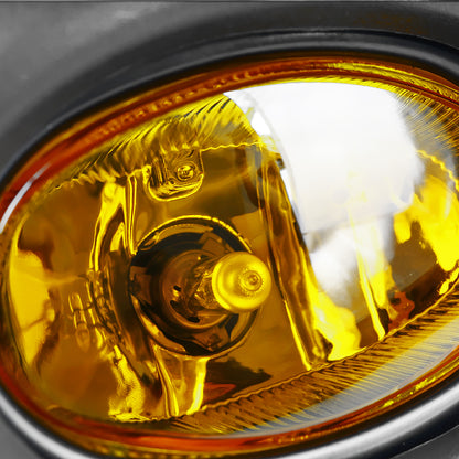 2004-2005 Acura TSX H11 Fog Lights Kit (Chrome Housing/Yellow Lens)