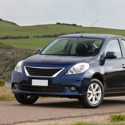 2012-2014 Nissan Versa H11 Fog Lights Kit w/ Switch & Wiring Harness (Chrome Housing/Clear Lens)