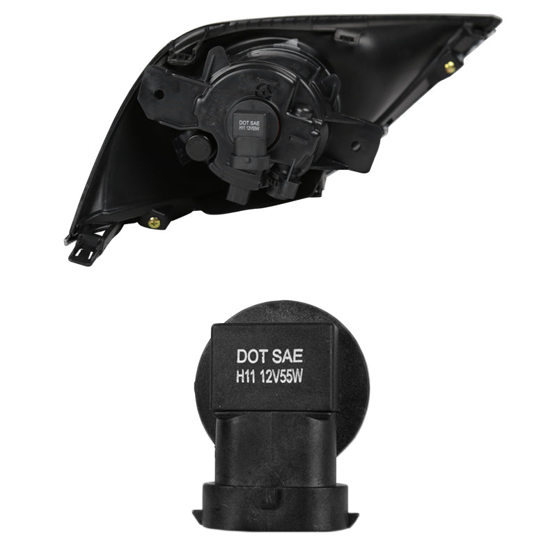 2015-2017 Nissan Versa Sedan H11 Fog Lights Kit (Chrome Housing/Clear Lens)