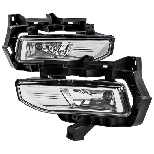 2017-2019 Nissan Versa Note Hatchback H8 Fog Lights Kit (Chrome Housing/Clear Lens)
