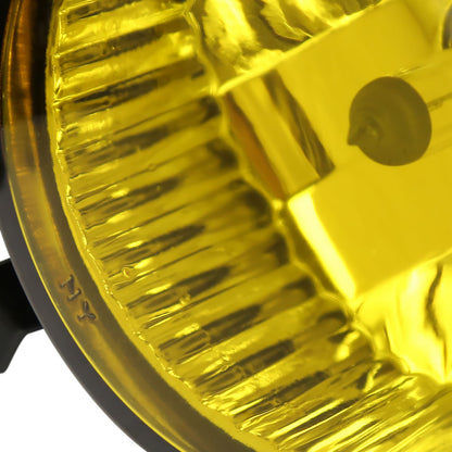 2008-2011 Subaru Impreza WRX 9006 HB4 Fog Lights Kit w/ Switch & Wiring Harness (Chrome Housing/Yellow Lens)