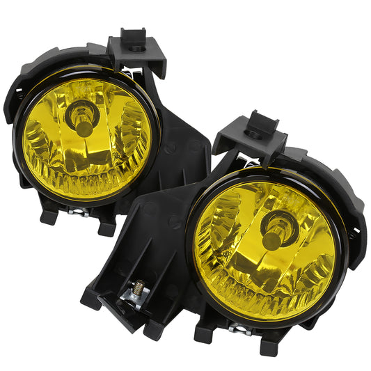 2008-2011 Subaru Impreza WRX 9006 HB4 Fog Lights Kit w/ Switch & Wiring Harness (Chrome Housing/Yellow Lens)