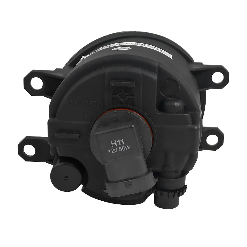 2006-2008 Toyota Yaris Sedan H11 Fog Lights Kit (Chrome Housing/Clear Lens)