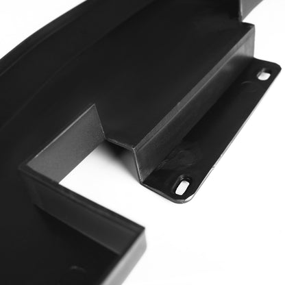 2015-2017 Ford Mustang Premiuim Black ABS R Style Rear Diffuser w/ Side Valance Panels