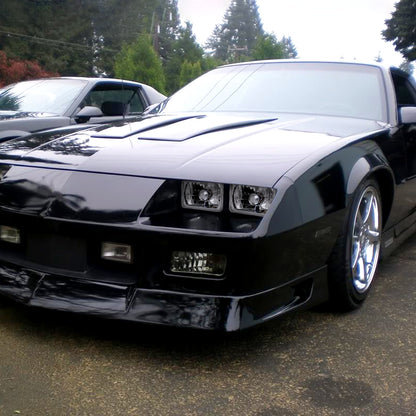 Universal 4"x6" H4 Crystal Headlights (Chrome Housing/Glass Lens)