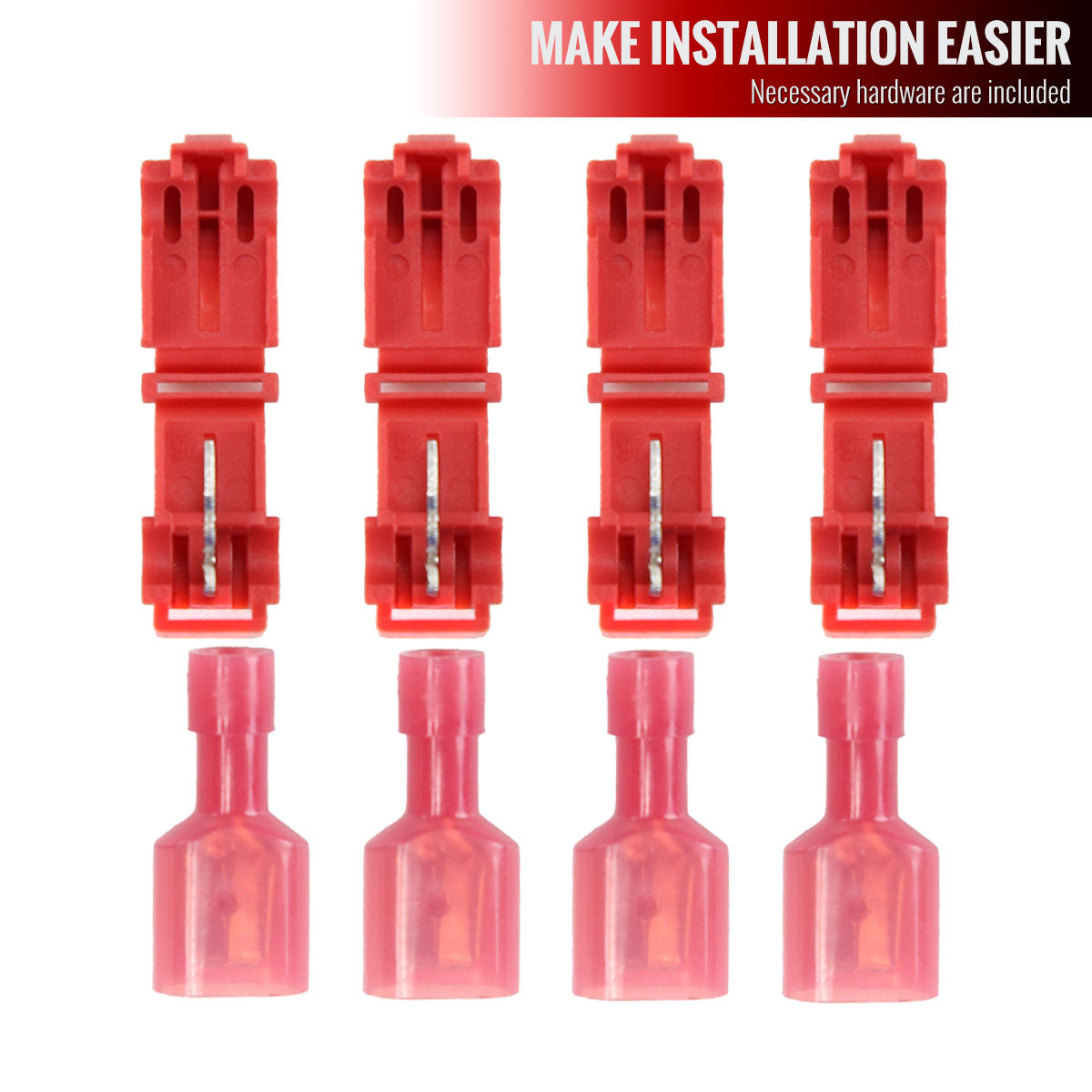 1988-1998 Chevrolet/GMC C10 C/K LED Strip Factory Style Headlights (Chrome Housing/Clear Lens)