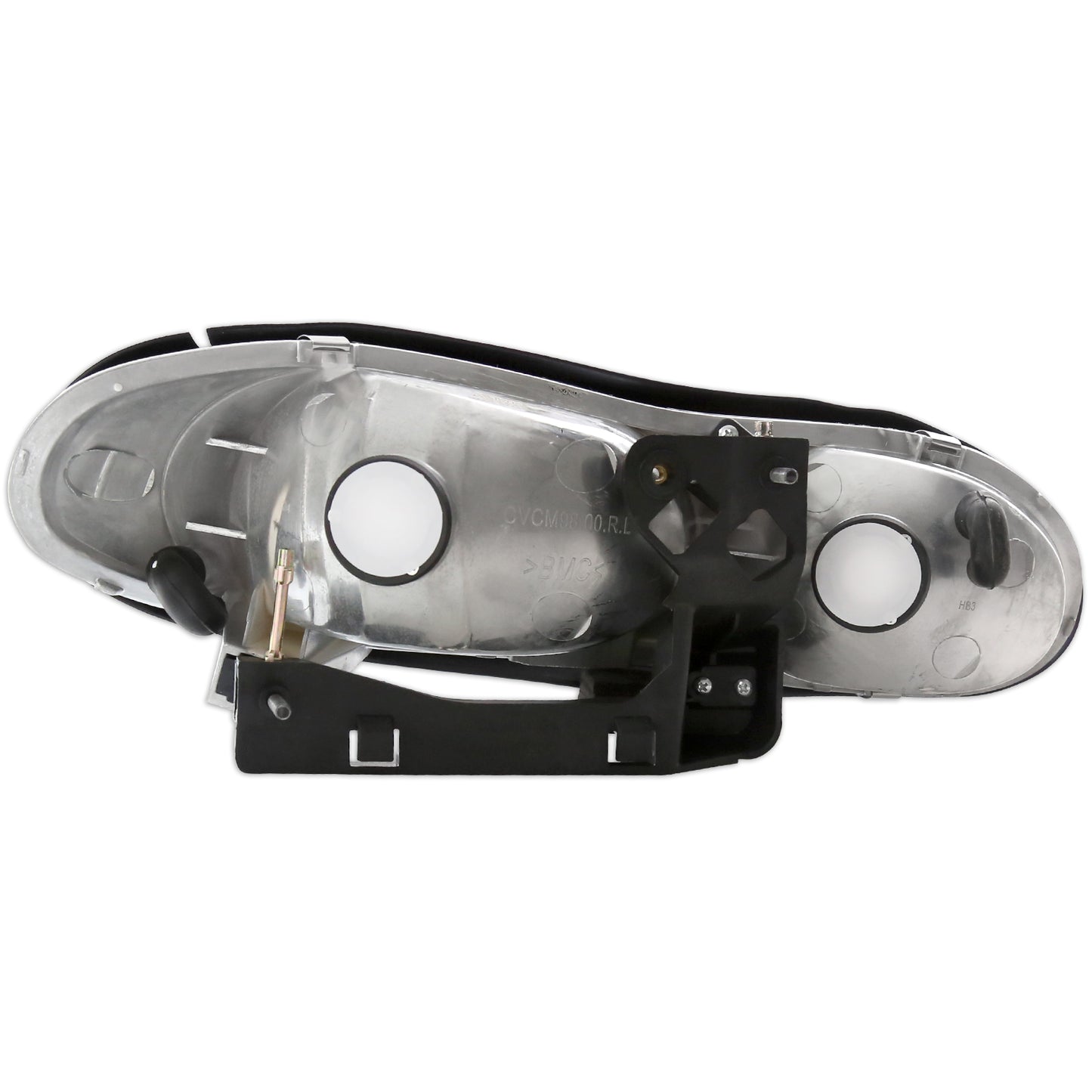 1998-2002 Chevrolet Camaro Factory Style Headlights (Matte Black Housing/Clear Lens)