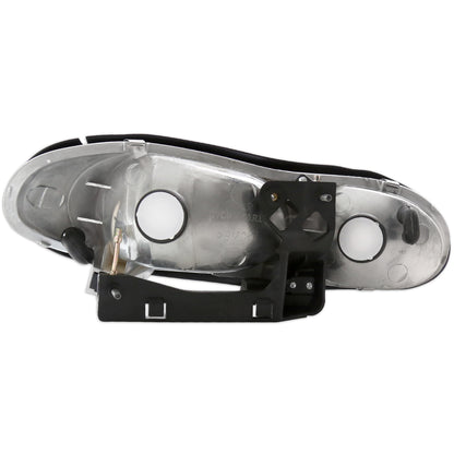 1998-2002 Chevrolet Camaro Factory Style Headlights (Matte Black Housing/Clear Lens)
