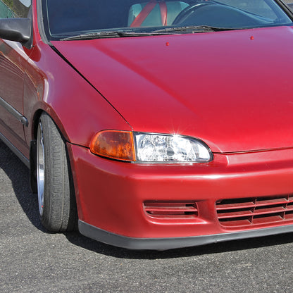 1992-1995 Honda Civic Factory Style Crystal Headlights (Chrome Housing/Clear Lens)
