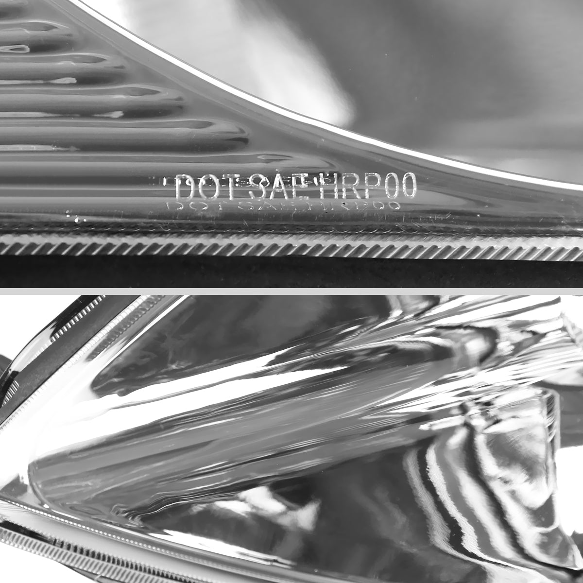 2000-2005 Mitsubishi Eclipse Factory Style Crystal Headlights (Chrome Housing/Clear Lens)