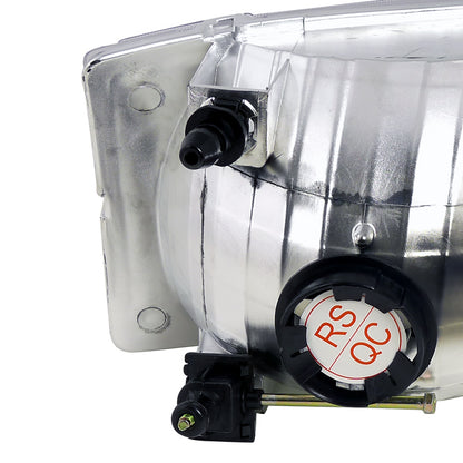 1999-2004 Ford F-250/F-350/F-450/F-550/Excursion Factory style Headlights (Chrome Housing/Clear Lens)