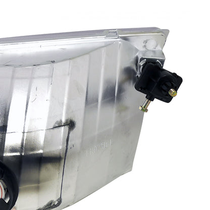 1999-2004 Ford F-250/F-350/F-450/F-550/Excursion Factory style Headlights (Chrome Housing/Clear Lens)
