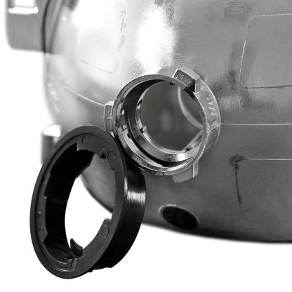 1993-1998 Jeep Grand Cherokee Factory Style Headlights (Chrome Housing/Smoked Lens)