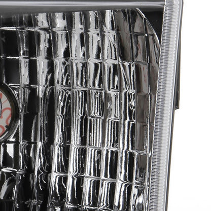 1993-1998 Jeep Grand Cherokee Factory Style Headlights (Matte Black Housing/Clear Lens)