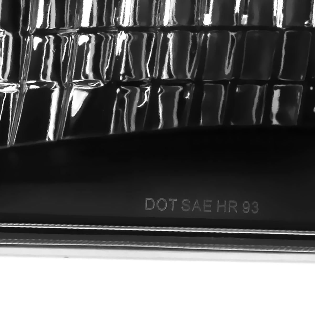 1993-1998 Jeep Grand Cherokee Factory Style Headlights (Matte Black Housing/Clear Lens)